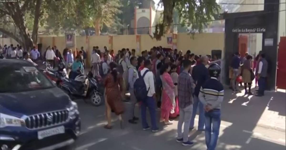 Bihar: Students appear for CBSE Class 12 English paper amid tight security